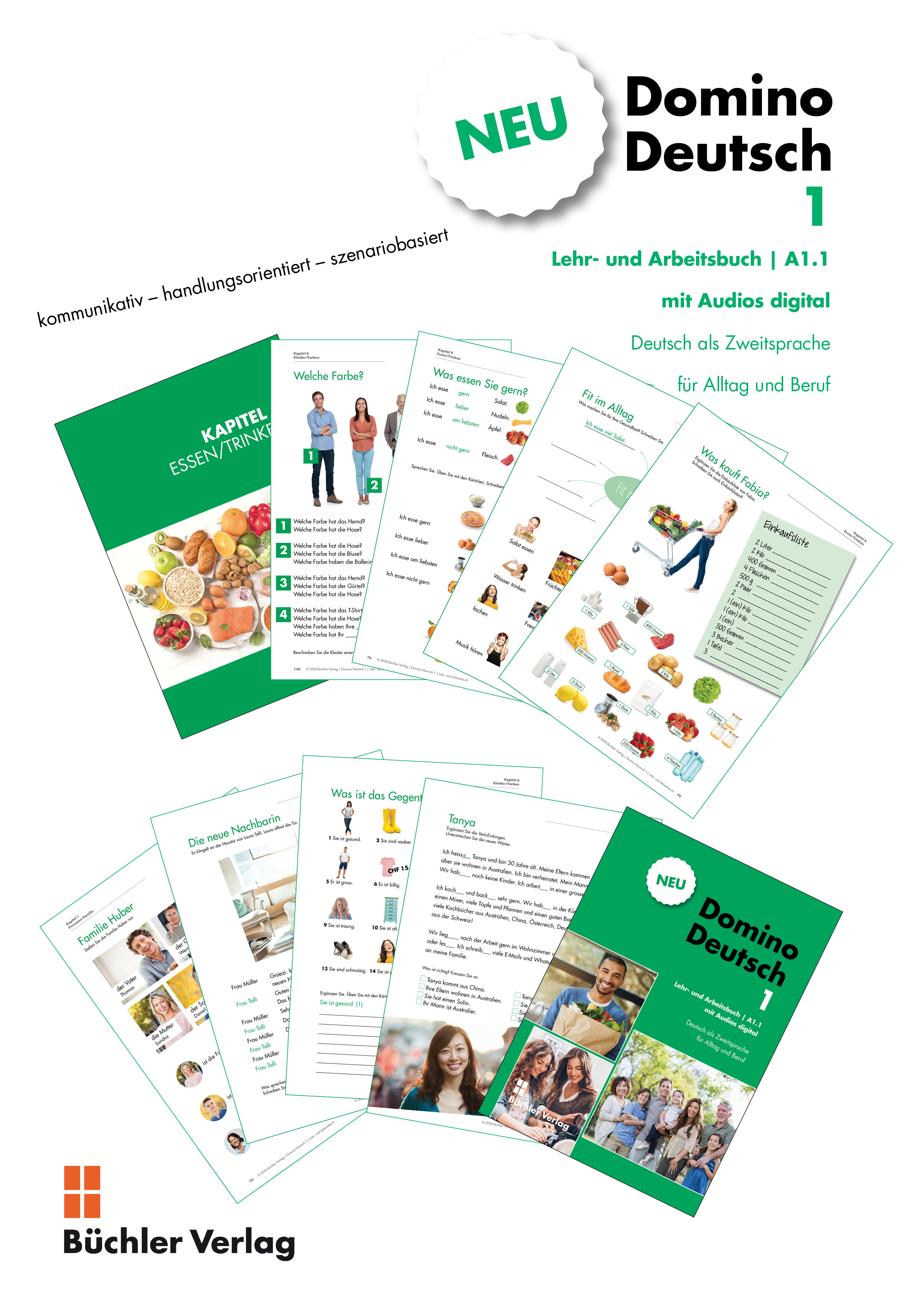 Domino Deutsch 1 NEU A1.1 Lehr- und Arbeitsbuch 